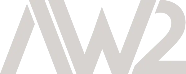 AW2 logo — strategic consulting and marketing company specialized in hospitality and food businesses.